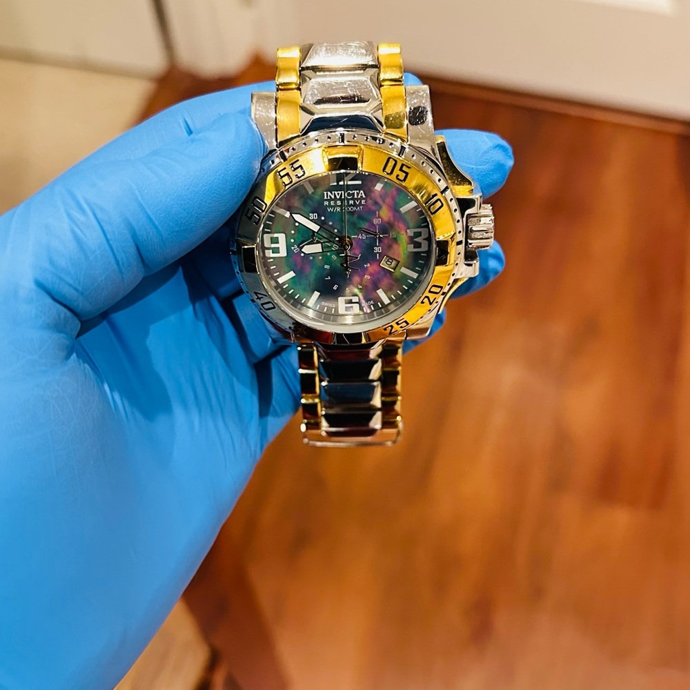 Invicta Reserve Excursion Gold and Silver High Polish watch. - Picture 5 of 17
